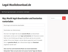 Tablet Screenshot of legal-musikdownload.de